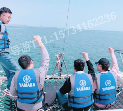 美麗離礁島新上大帆船，海邊重新修建 ，適合旅游度假的最佳選擇！